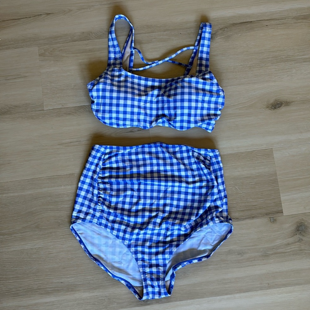 Maternity bathing suit, two piece, size Medium